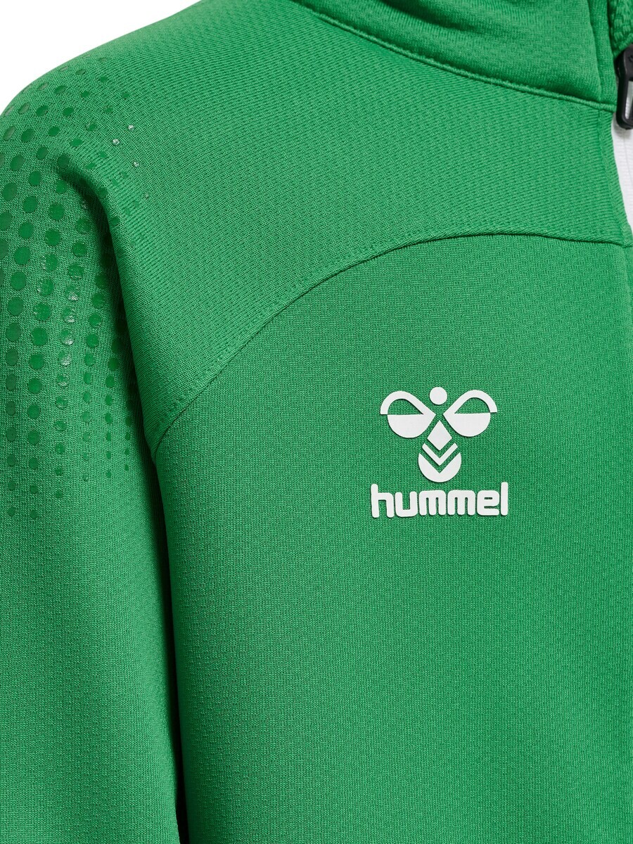 Спортивная толстовка Hummel Athletic Zip-Up Hoodie Lead, зеленый — фото 4