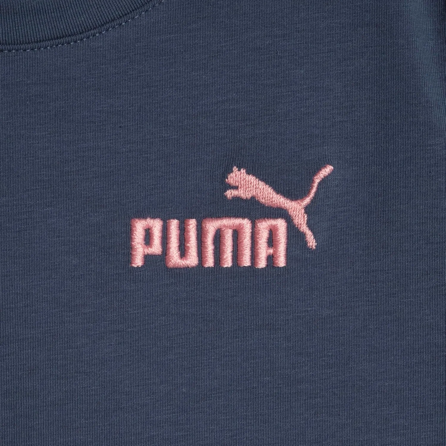 Футболка детская с логотипом PUMA, Dark Indigo, размеры S, M, L, XL — фото 3