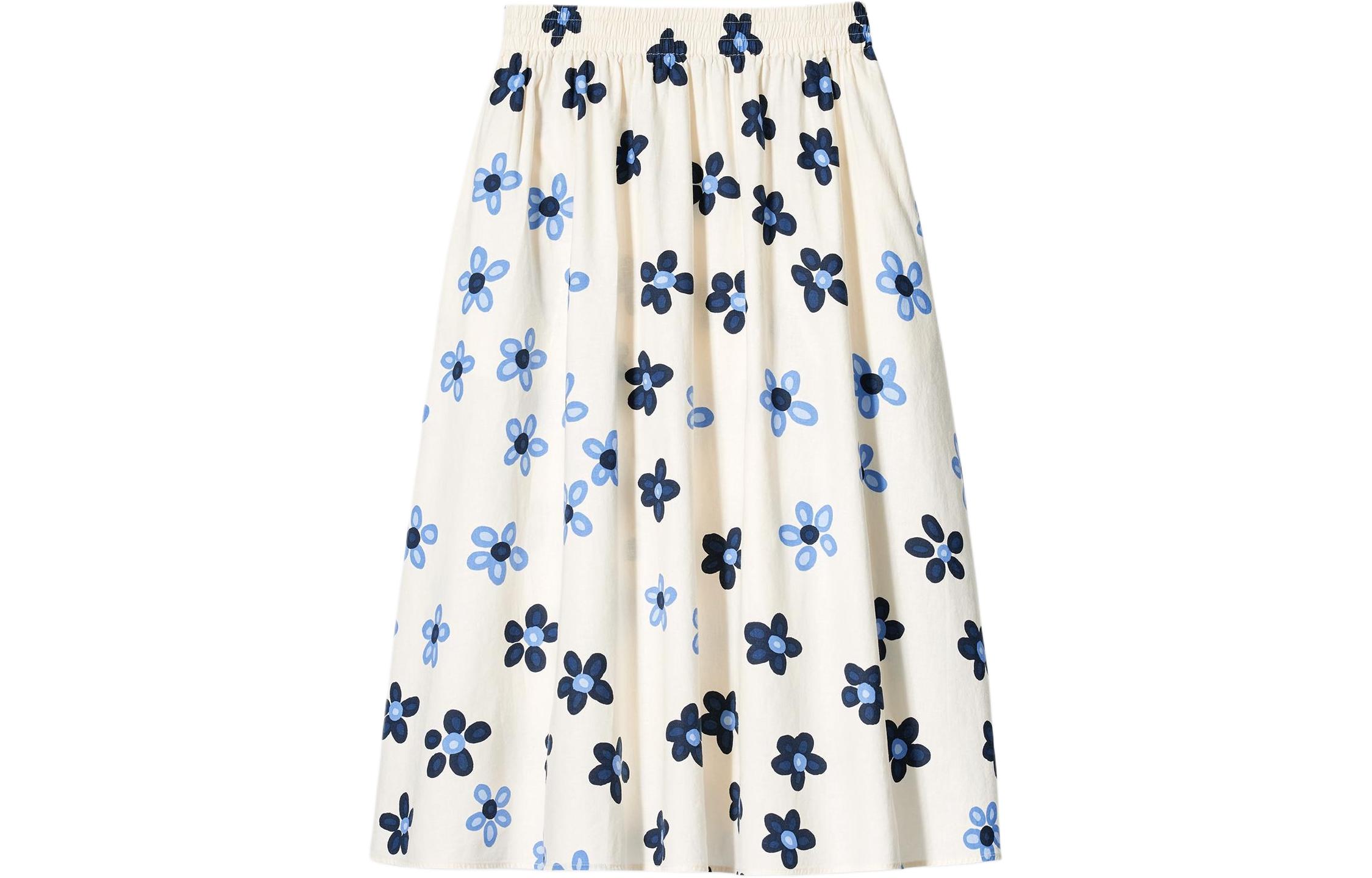 

Юбка длинная повседневная Marimekko женская бежевая UNIQLO