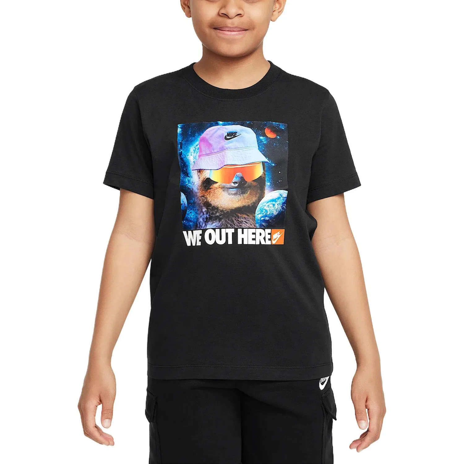 Спортивная футболка Sportswear T Shirt Black Kids' Nike