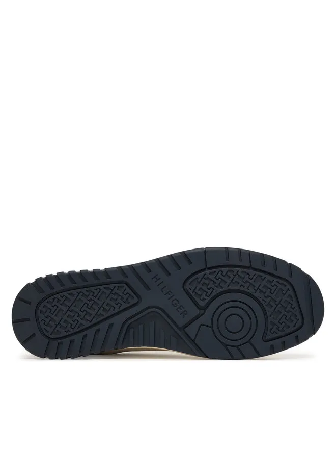 Tommy Hilfiger Кроссовки Th Basket Core Lite Lth/Suede FM0FM05714 белые — фото 4