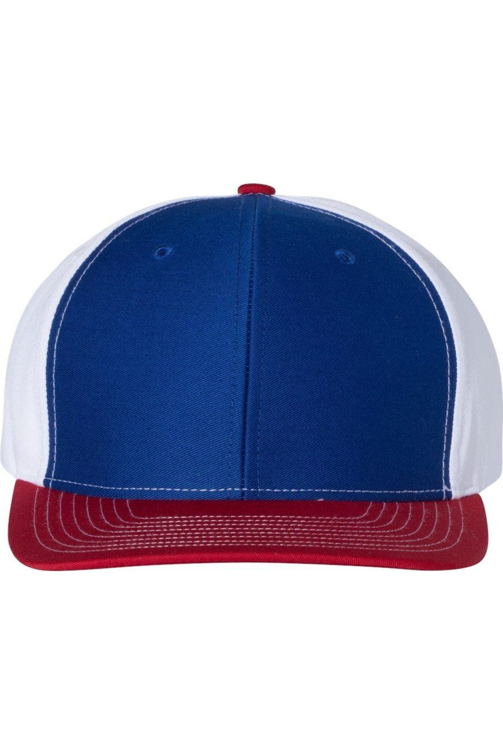 

Кепка дальнобойщика Richardson Twill Back, цвет royal/ white/ red