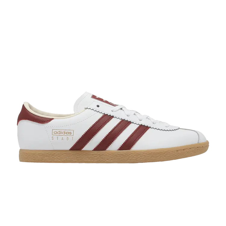 

Кроссовки adidas Stadt 'Cream Collegiate Burgundy', кремовый