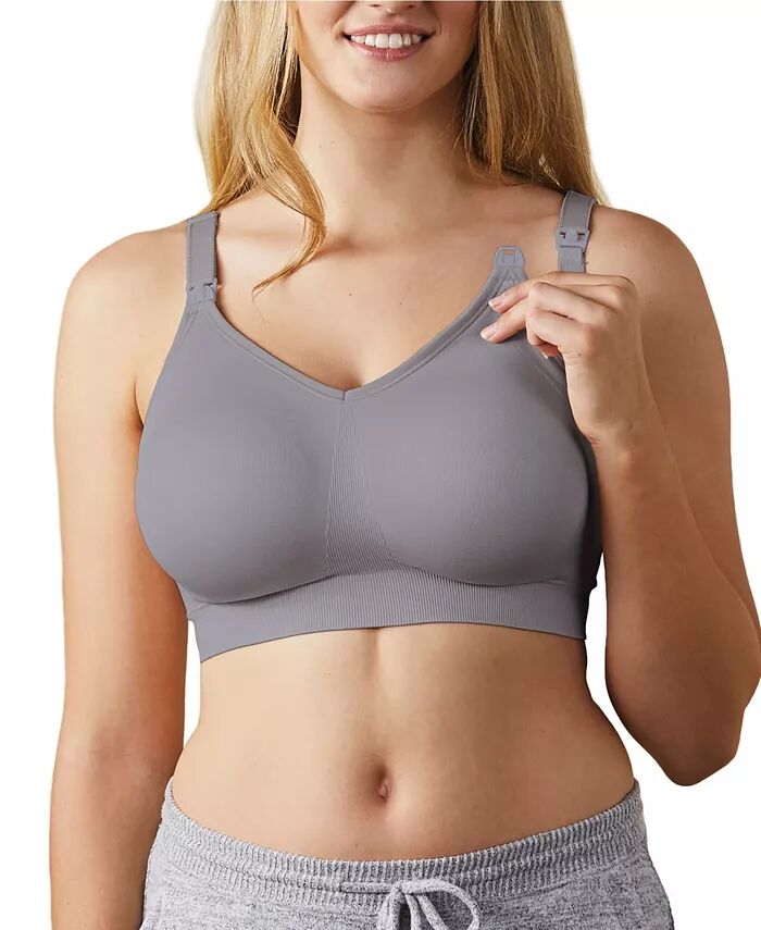 

Бесшовный бюстгальтер для кормления Body Silk Bravado Designs, серый