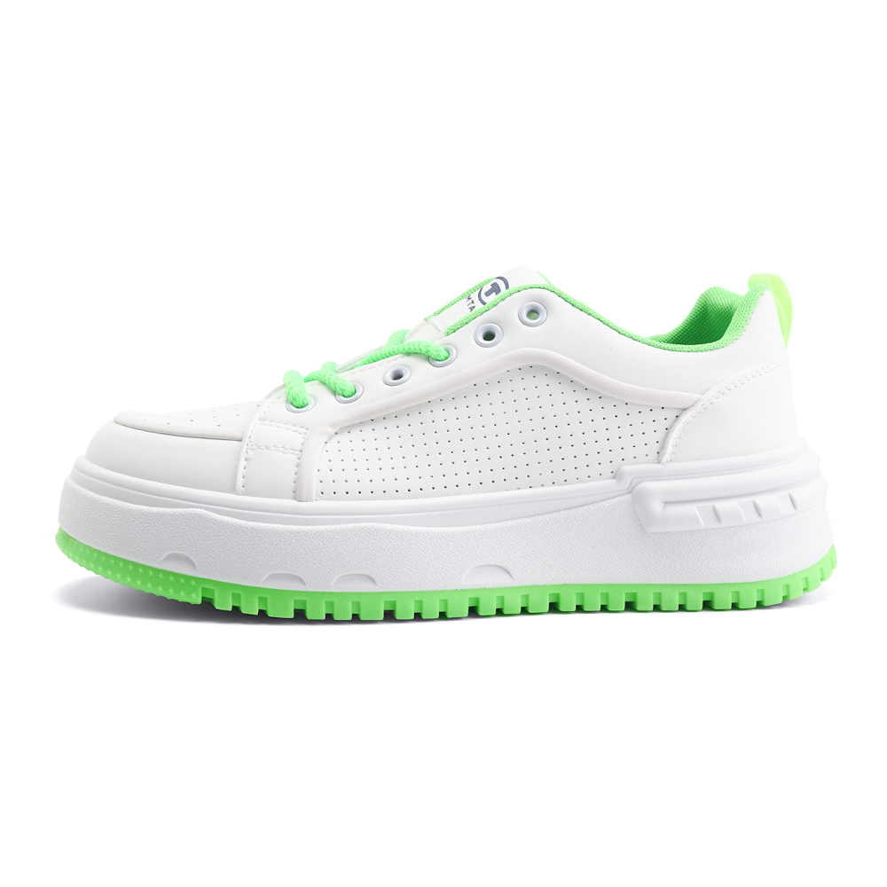 

TOM TAILOR Низкие скейтерские кроссовки мужские бело-зеленые, цвет White Green