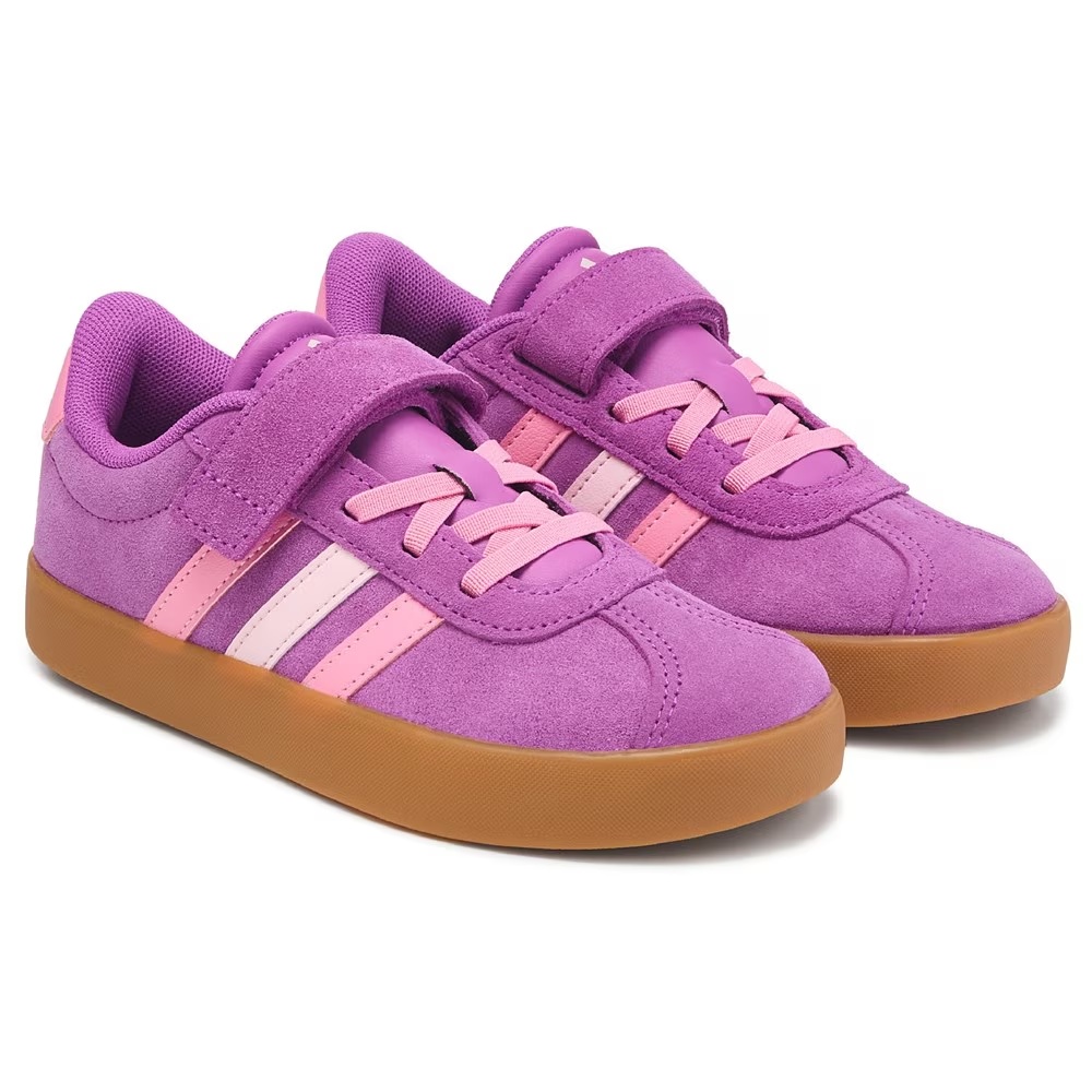 

Детские кроссовки vl court 3.0 от Adidas, purple/pink/gum