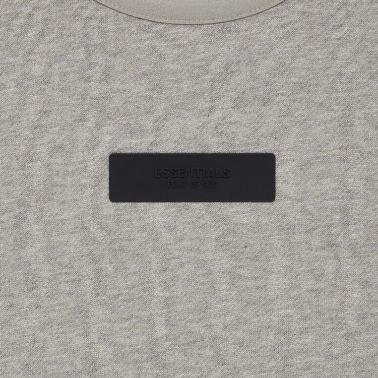 Толстовка Fear Of God Essentials Fear of God Essentials Crewneck, серый — фото 3