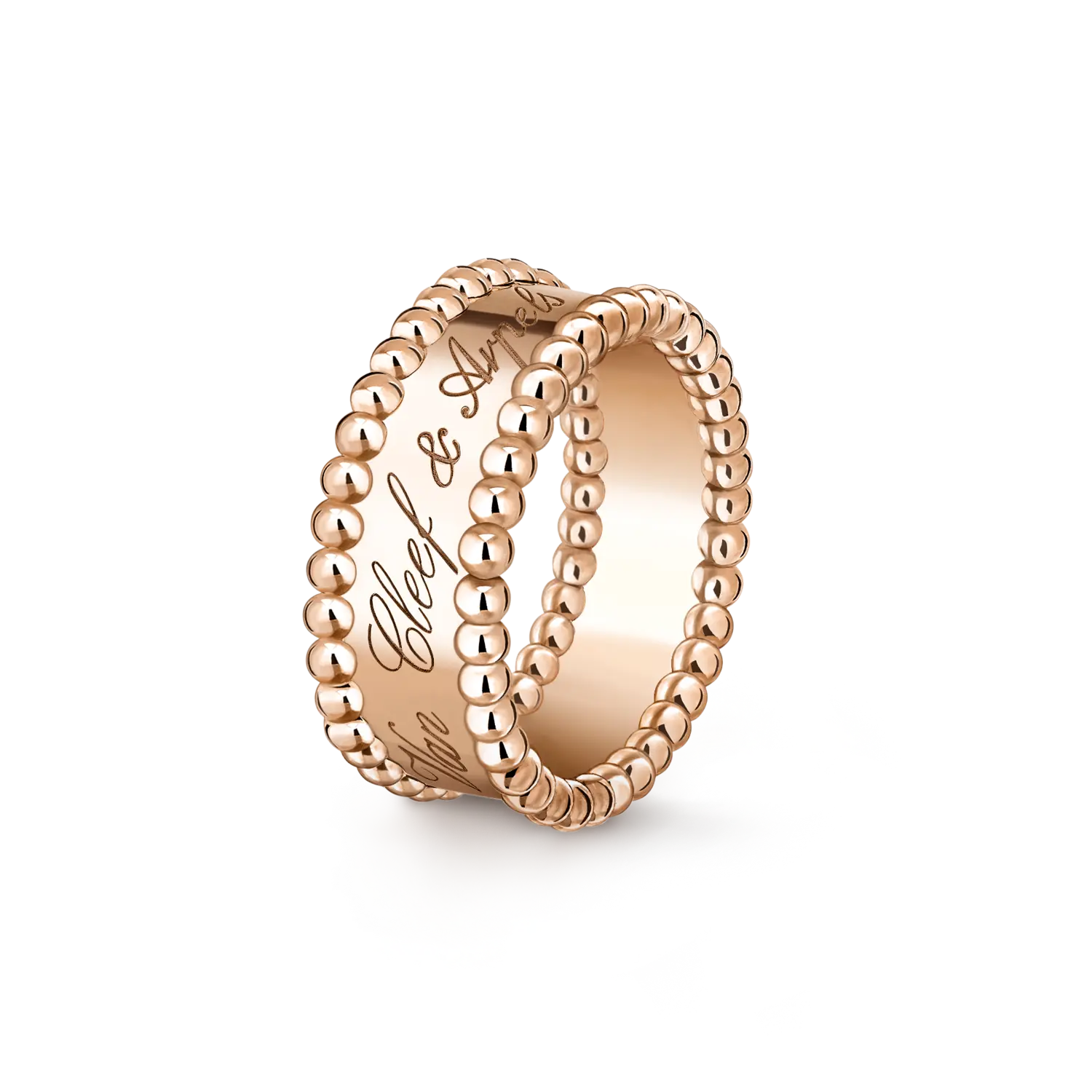 

Кольцо Van Cleef & Arpels Perlée signature, 18-ct розовое золото