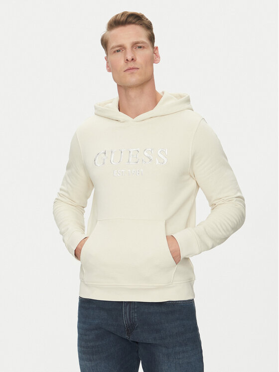 

Толстовка обычного кроя M5GQ36 KCN01 Guess, экрю