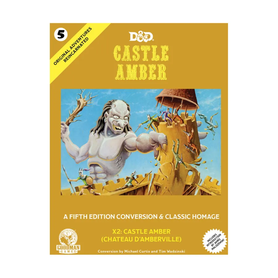

Castle Amber (5e), Original Adventures Reincarnated (5E) (Goodman Games), твердый переплет