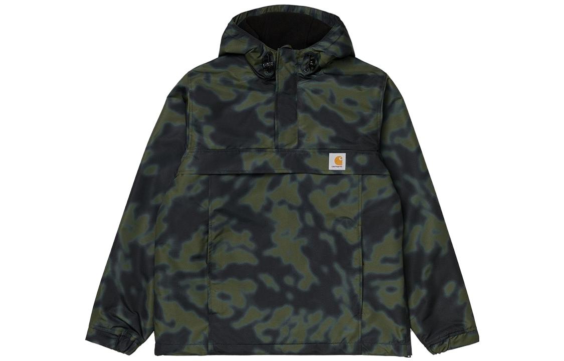 

Carhartt WIP Свитшот мужской зеленый камуфляж