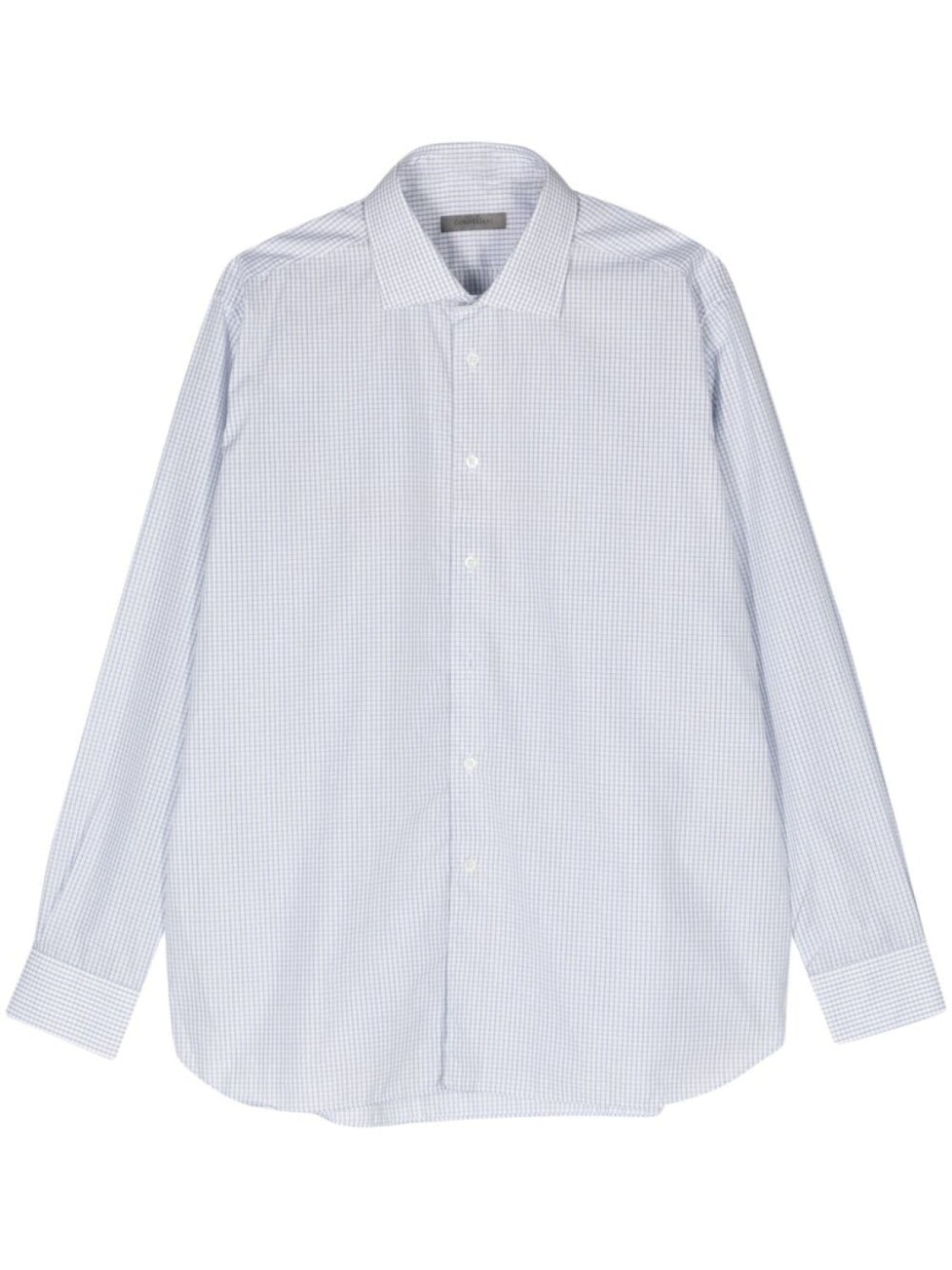 

Рубашка из хлопка в клетку Corneliani, белый