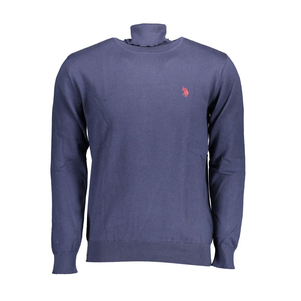 

Синий хлопковый мужской свитер U.S. Polo Assn.