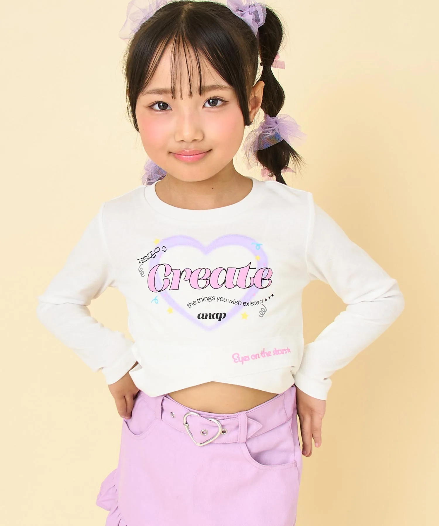 Детская футболка с перекрестным дизайном ANAP kids белая — фото 2