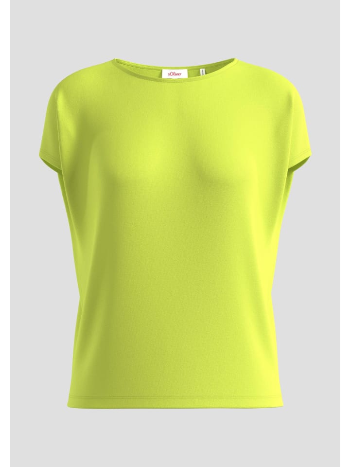 

s.Oliver Футболка цвета 7423_лаймовый, Зеленый, s.Oliver Футболка цвета 7423_лаймовый