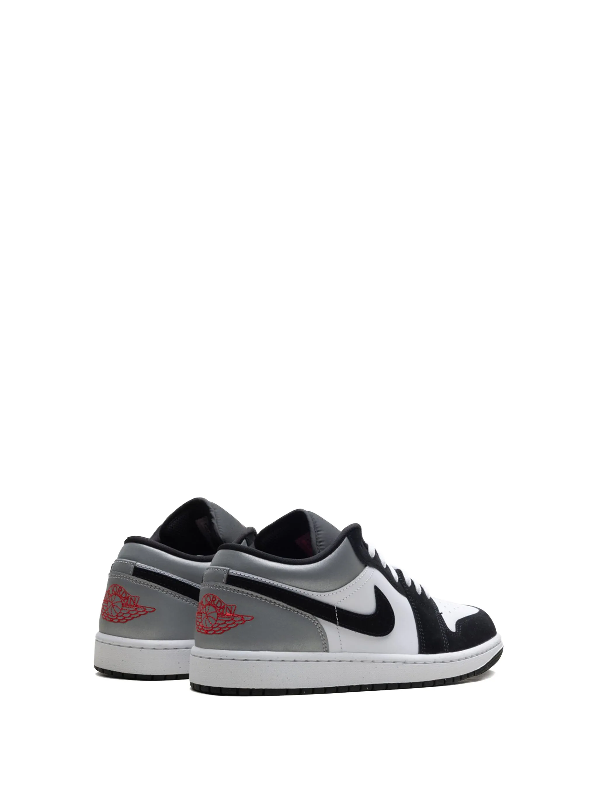 Кроссовки Jordan 1 Low SE "White/Fire Red/Black/Matte", белый — фото 3