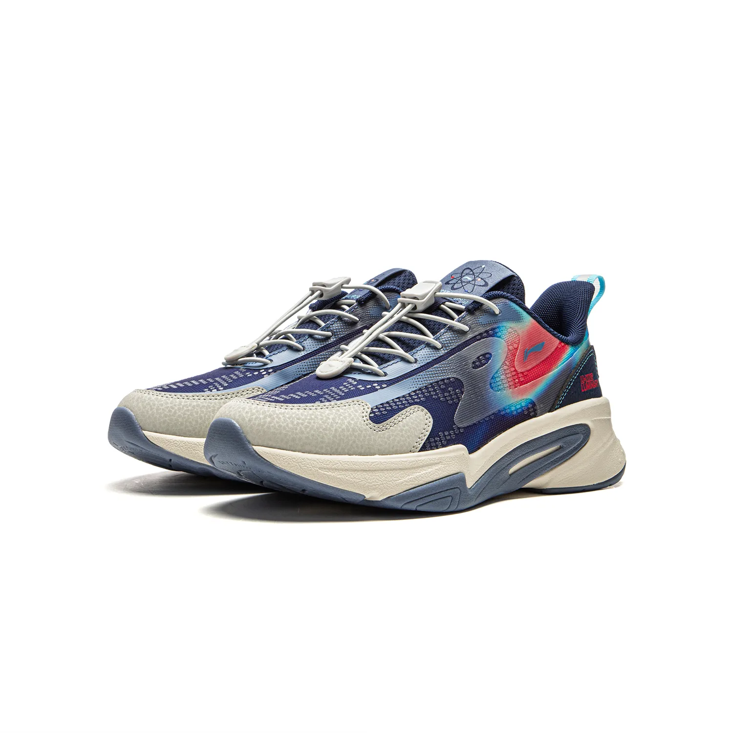 Li-Ning YOUNG Low top детские повседневные кроссовки Dark Blue — фото 3