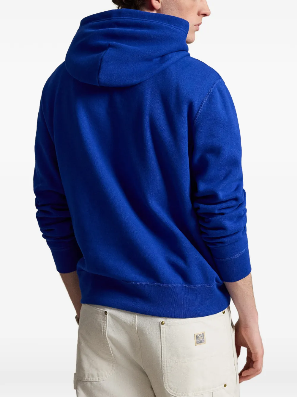 Толстовка с капюшоном, регулируемым шнурком и карманом-кенгуру Polo Ralph Lauren, синий — фото 4