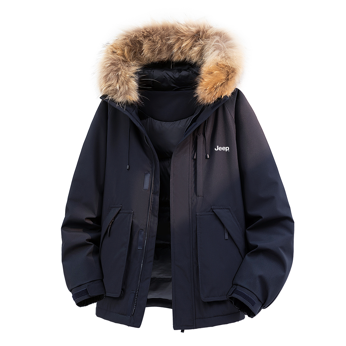 

Пуховик Grand Cherokee Unisex Jeep, темно-синий