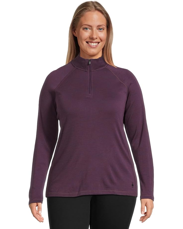 

Базовый слой Smartwool Classic Thermal Merino Base Layer 1/4 Zip Plus, цвет Purple Iris Heather