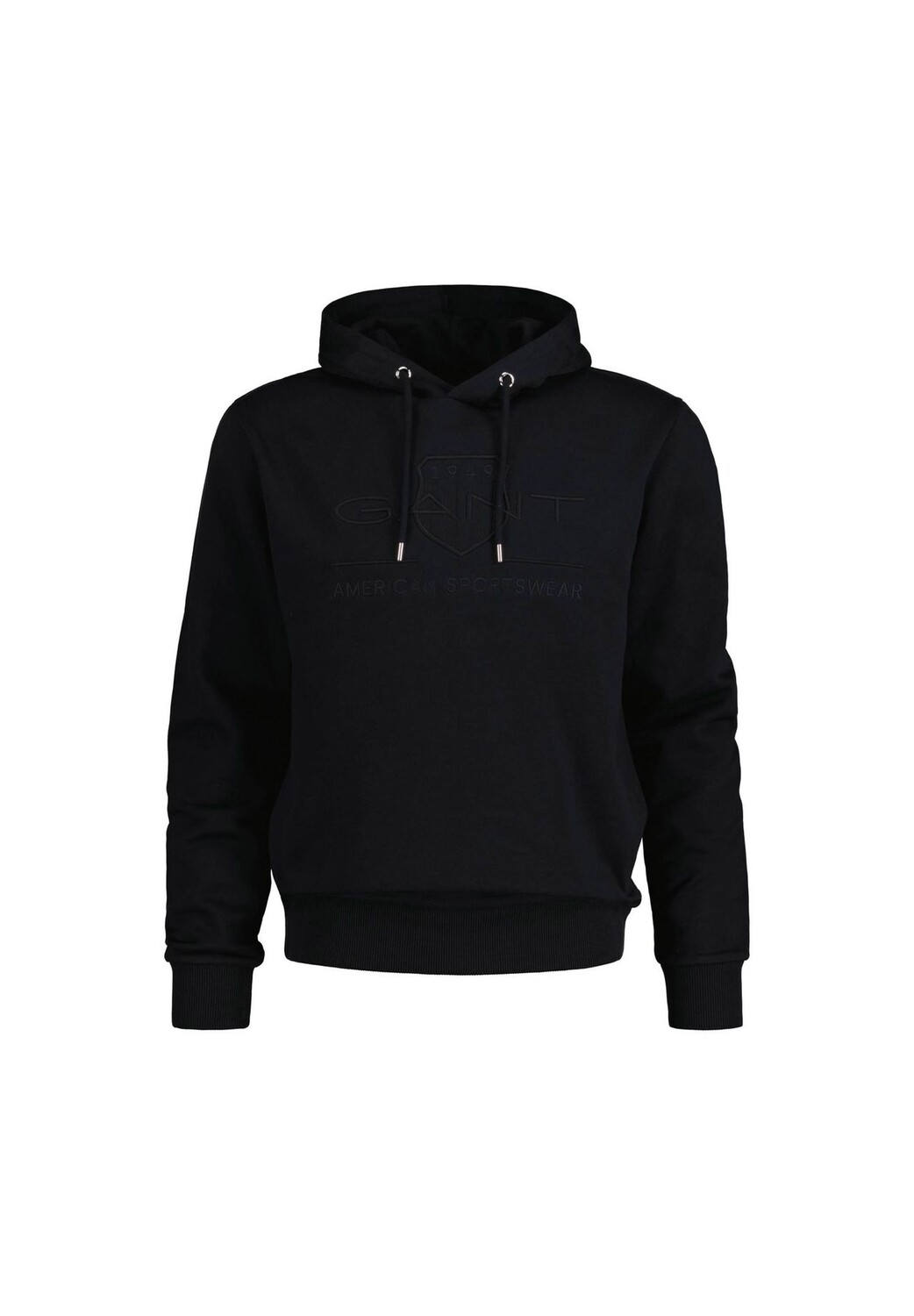 

Мужская толстовка - REGULAR TONAL SHIELD HOODIE, толстовка с капюшоном, логотип GANT, черный