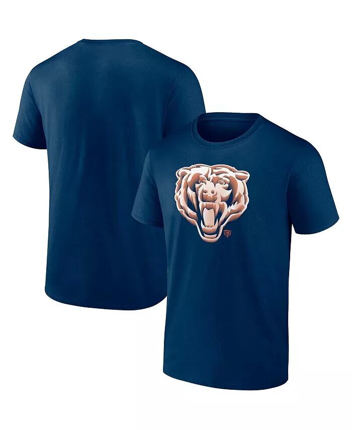 

Мужская темно-синяя футболка Chicago Bears Chrome Dimension Fanatics