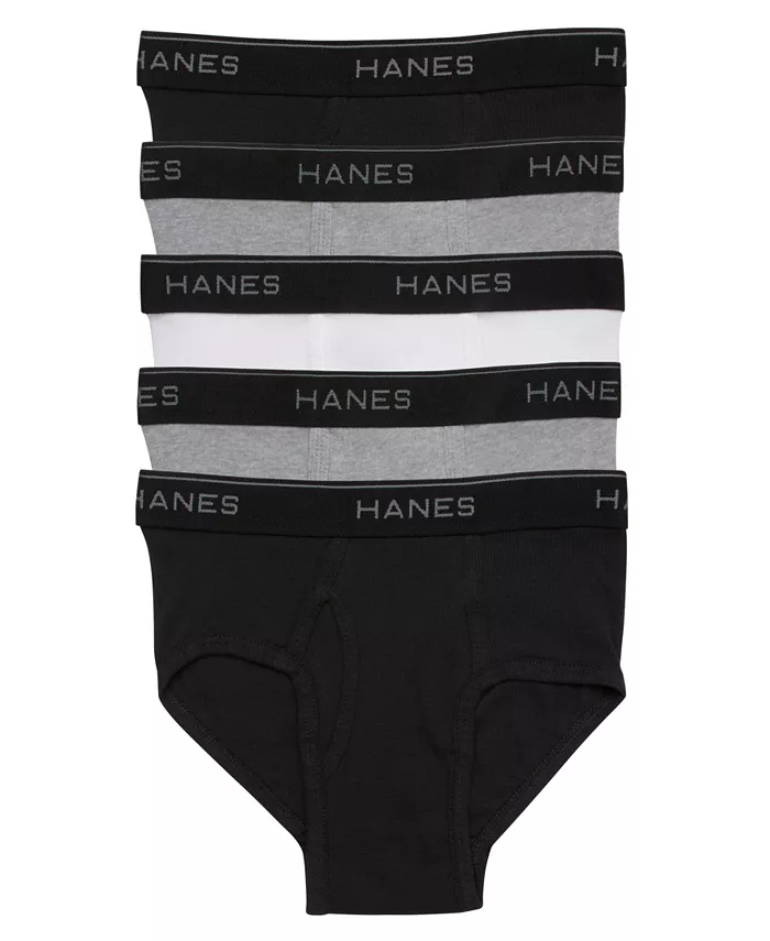 

Трусы хлопковые для мальчиков Big Boys Ultimate, 5 штук в упаковке Hanes, мультиколор