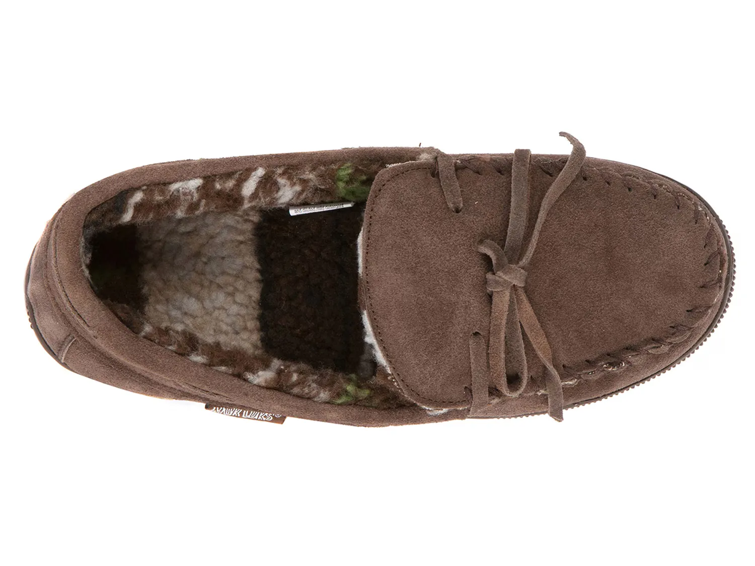 Тапочки Paul Moccasin Slipper Muk Luks, темно-коричневый — фото 4