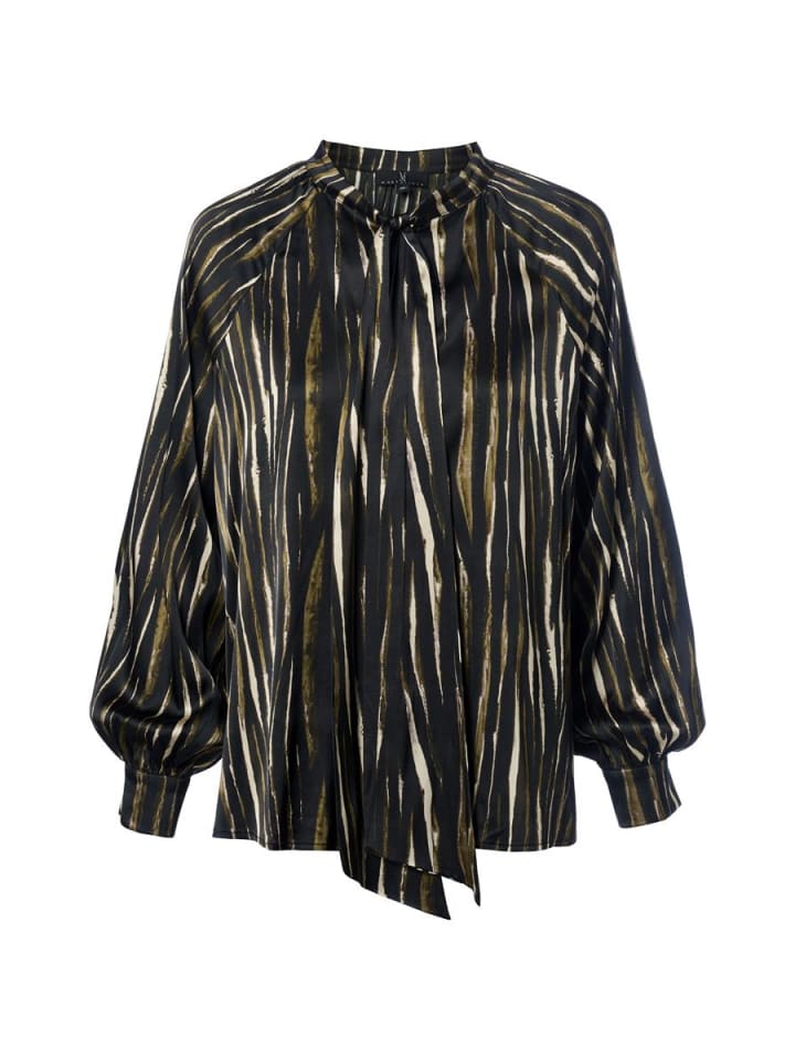

Блузка Mart Visser, цвет bluse mit bension-print schwarz/multi