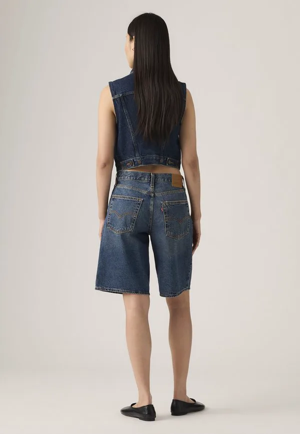 Широкие джинсовые шорты в стиле «папины шорты» Levi'S, Hinged Heart Jort — фото 3