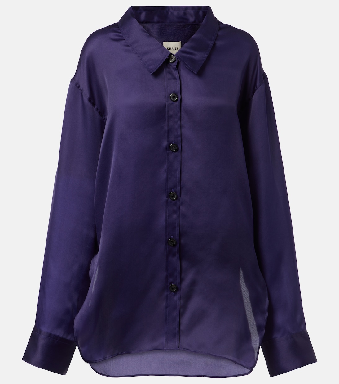 

Рубашка Herschel из шелкового органа Khaite, Amethyst