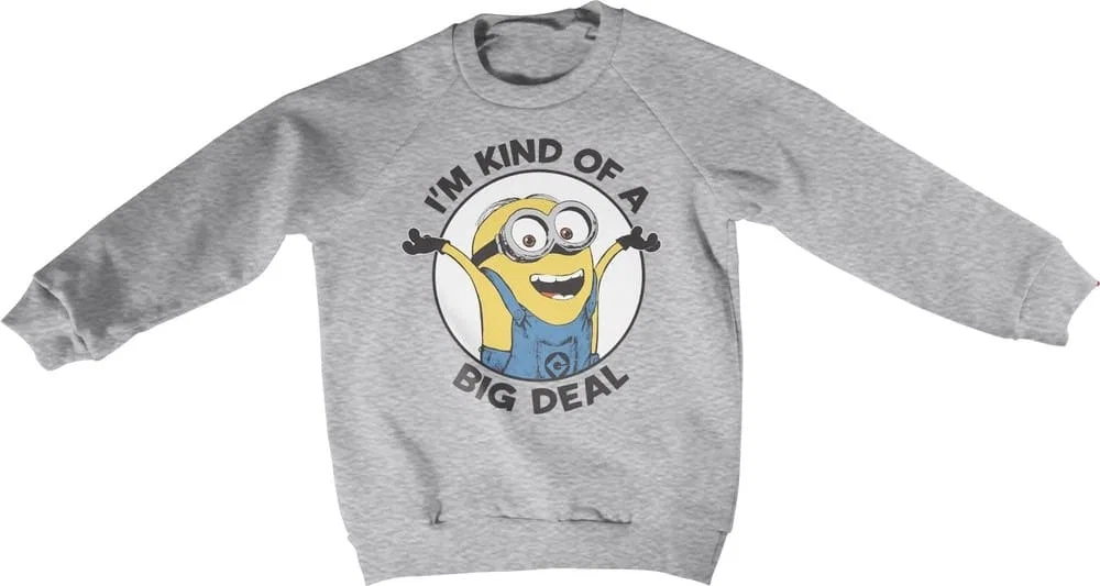 Свитшот детский серый, Minions