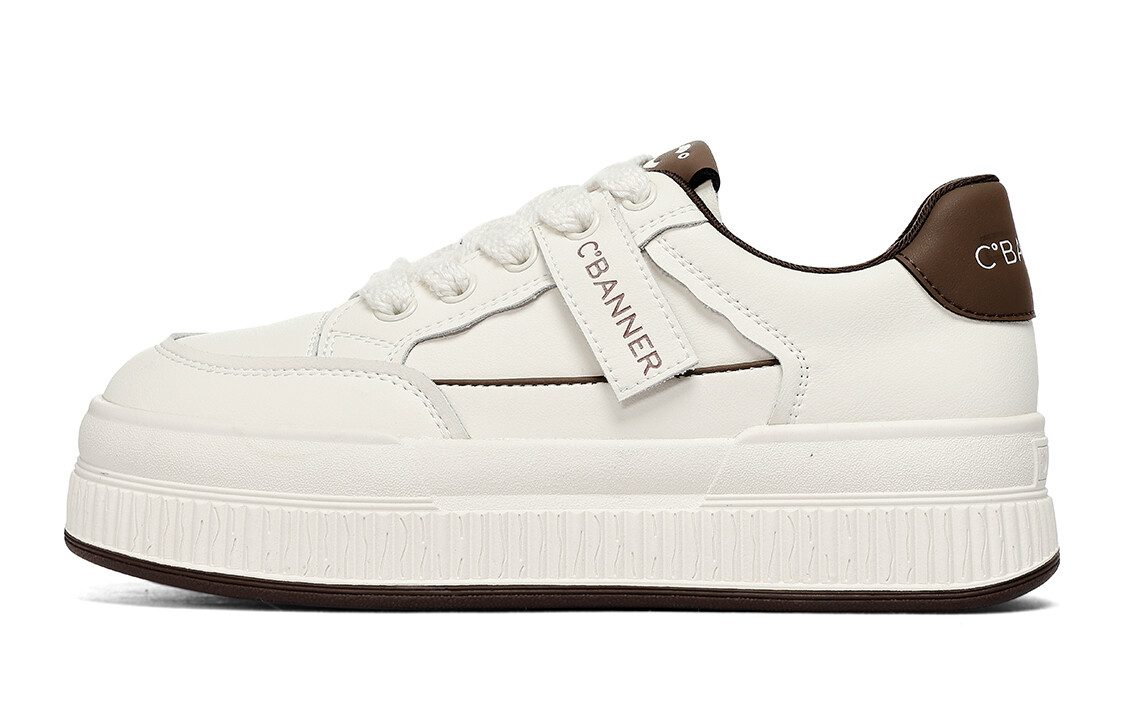 

Кроссовки C°BANNER Skateboarding Shoes Women's Low-top Beige/Brown, коричневый