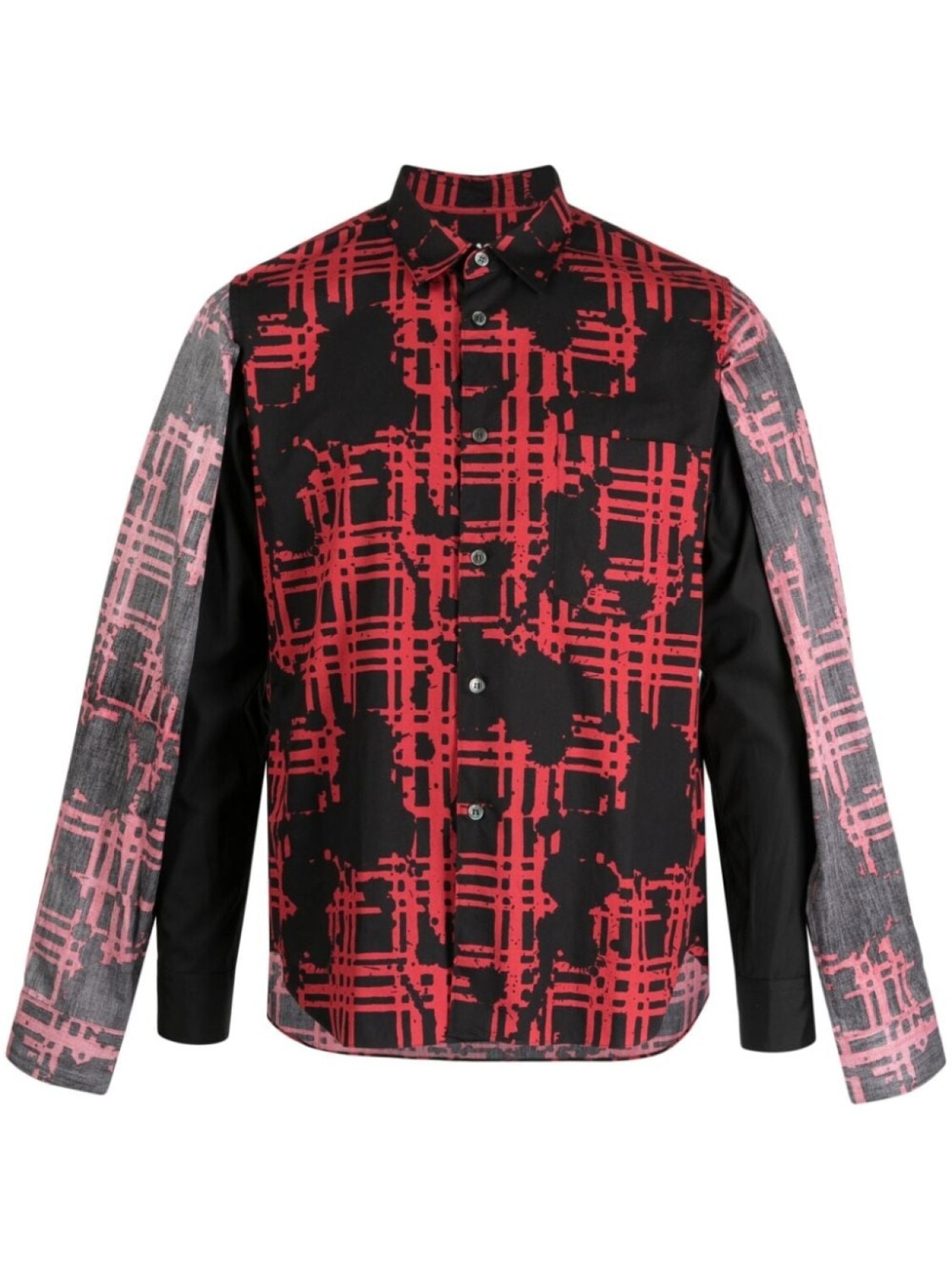 

Black Comme Des Garçons рубашка с графичным принтом, красный