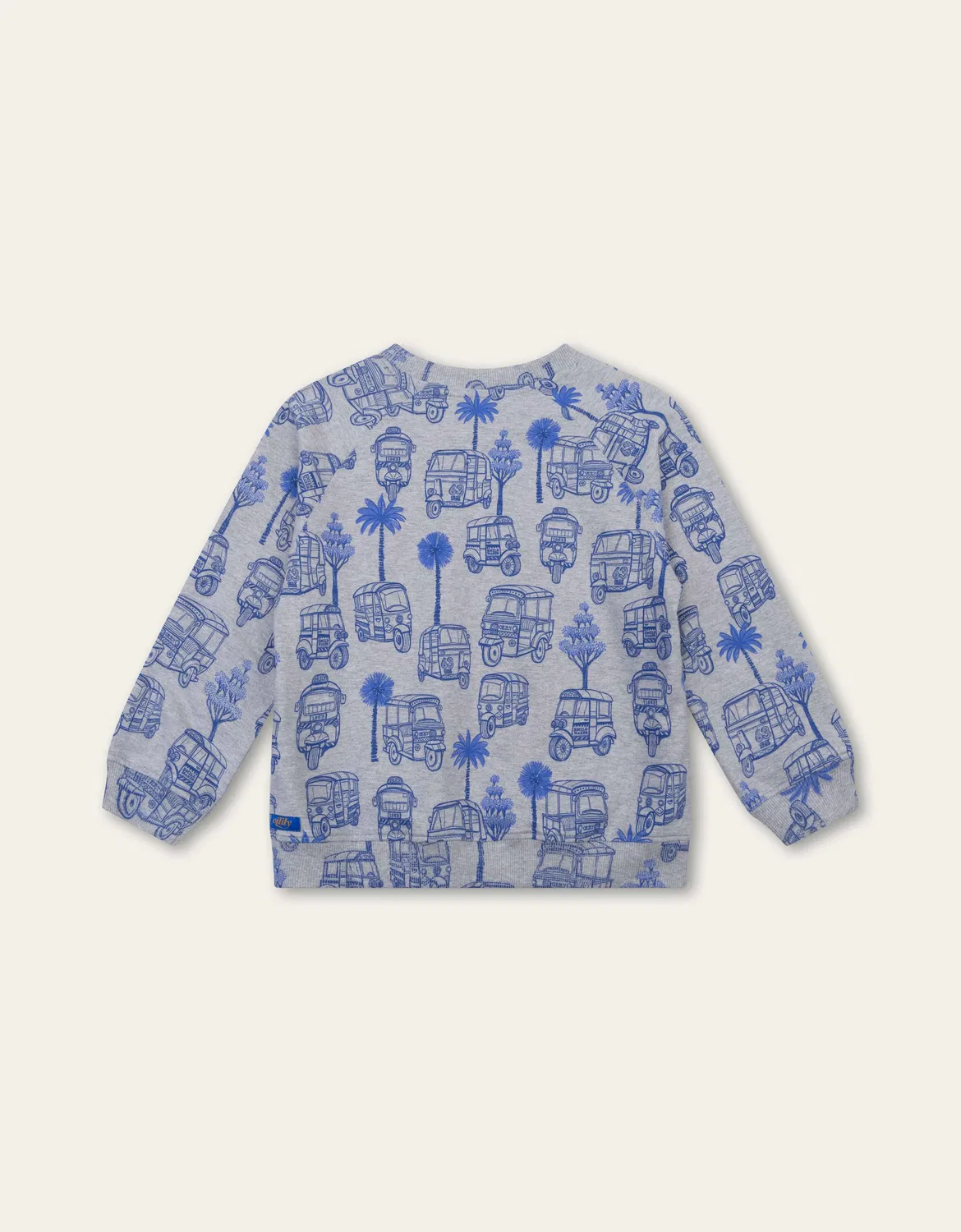 Капуzenpullover с принтом, Oilily, серый — фото 4