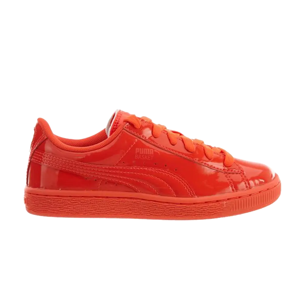 

Кроссовки Basket Classic Patent Little Kids Puma, красный