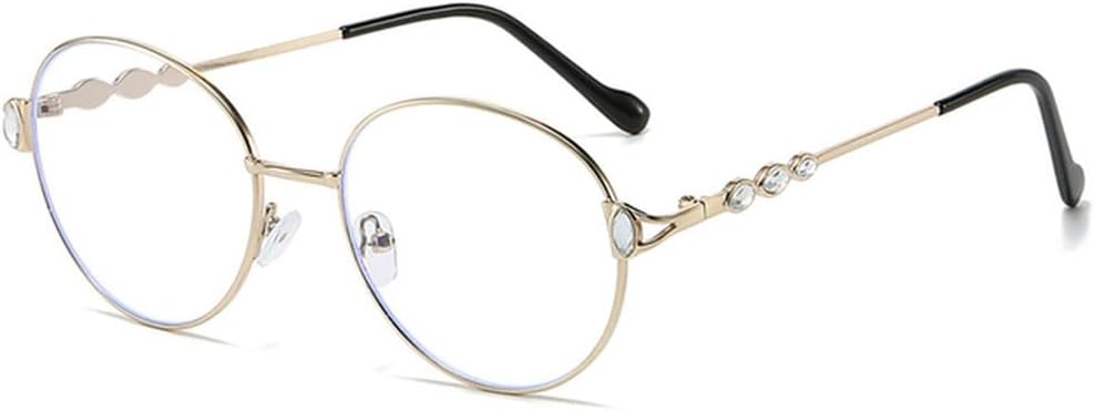 

Модные роскошные винтажные солнцезащитные очки для женщин, для путешествий, вечеринок, отдыха на природе, овальные, с бриллиантовой оправой, стильные очки, SUN1941 Generic, Gold Clear