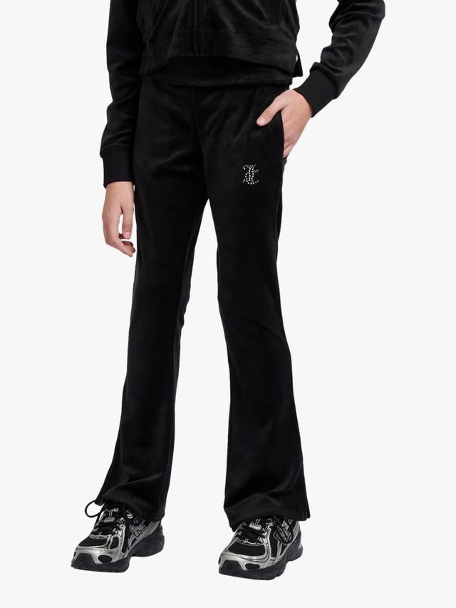 

Детские джоггеры с отворотом на талии Juicy Couture, Jet Black