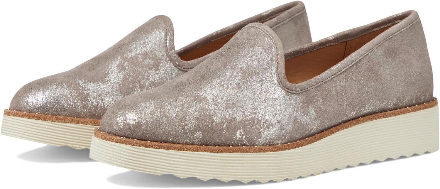 

Лоферы Johnston & Murphy Mitzi Venetian, цвет Pewter Metallic Suede