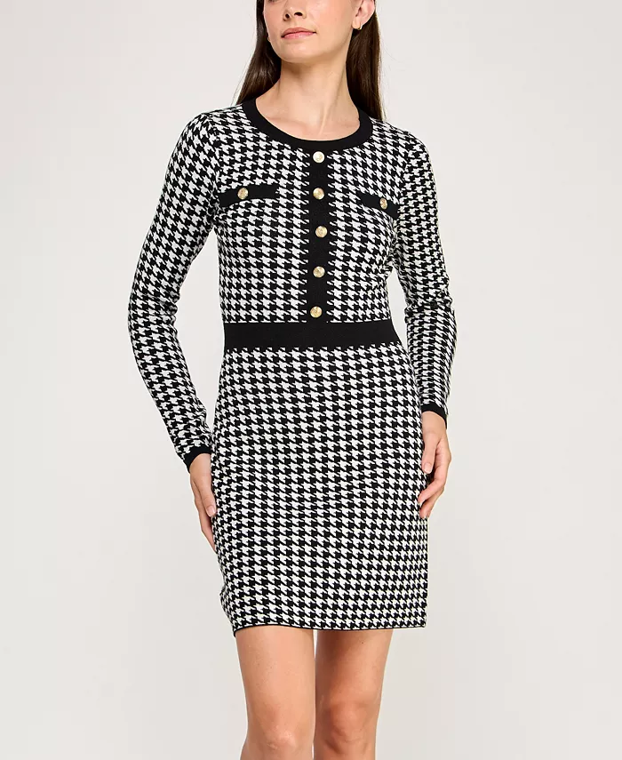 

Длинное платье-свитер с длинными рукавами для подростков Bcx, черный