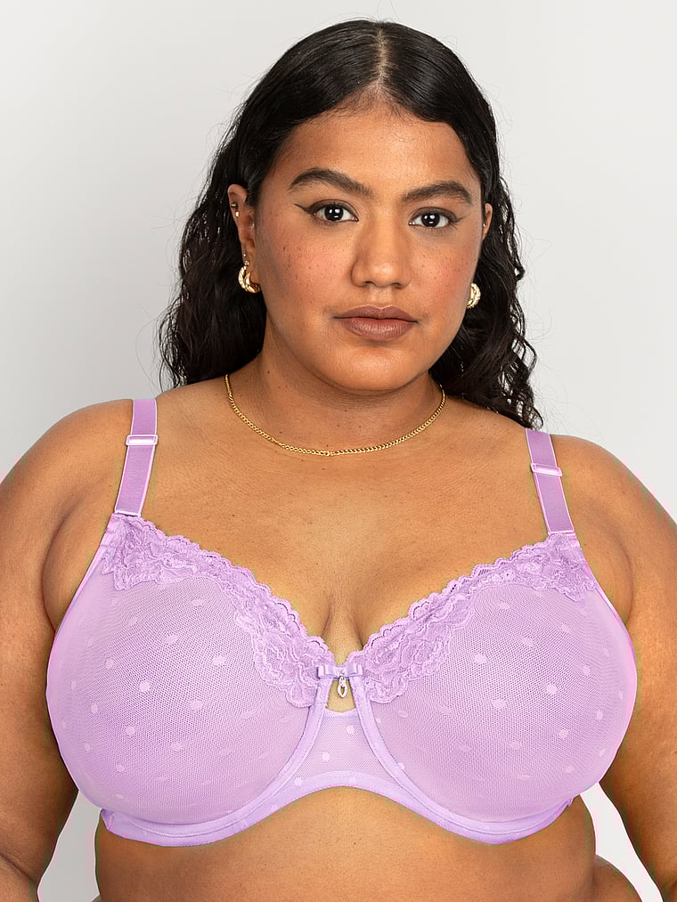 

Бюстгальтер Sheer Whisper без подкладки на косточках Curvy Couture, мультиколор