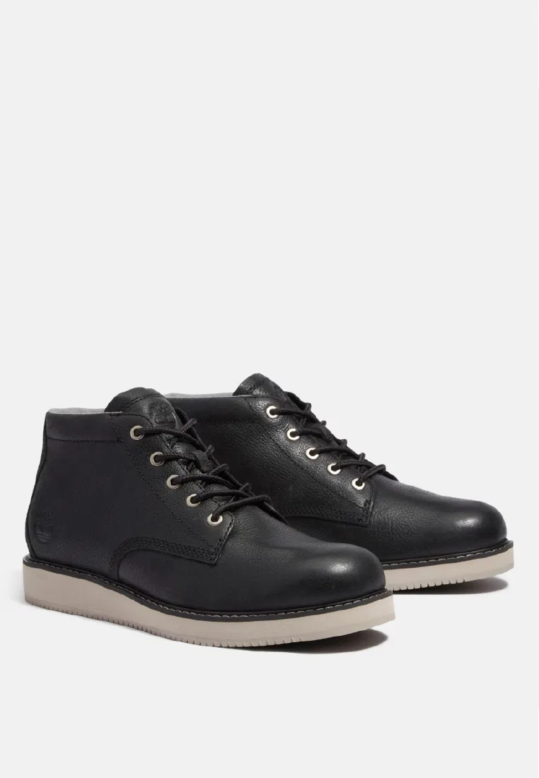 Мужские ботинки чакка, кожаные, Redwood Edge Mid Lace, коричневые Timberland — фото 4