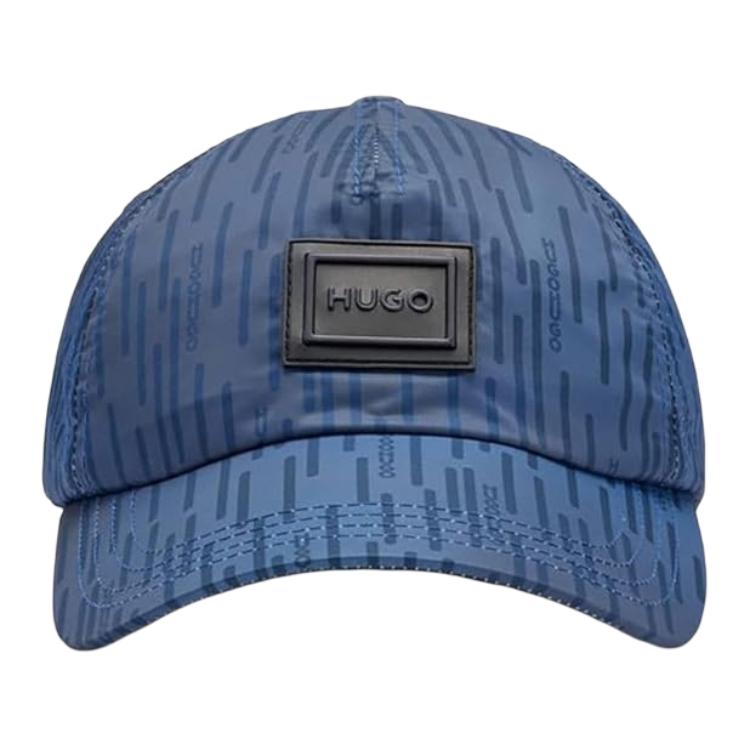 

HUGO BOSS Бейсболка из полиамида мужская синяя, Blue