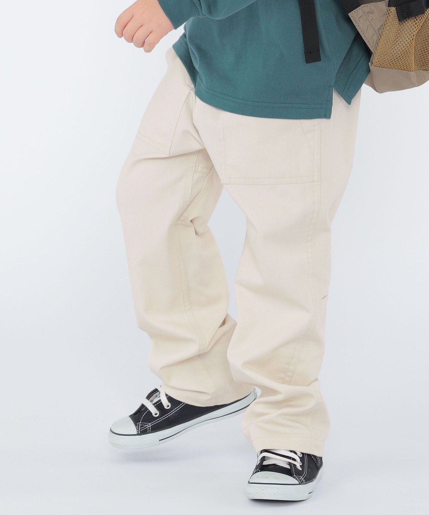 Gramicci: 110~160 см / Брюки-«булочки» из саржи SHIPS KIDS, Natural — фото 3