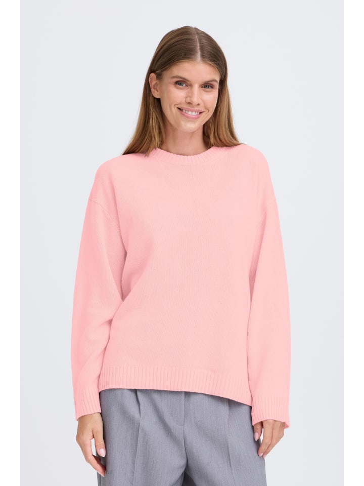 

Oxmo Вязаный свитер OXSamson розового цвета