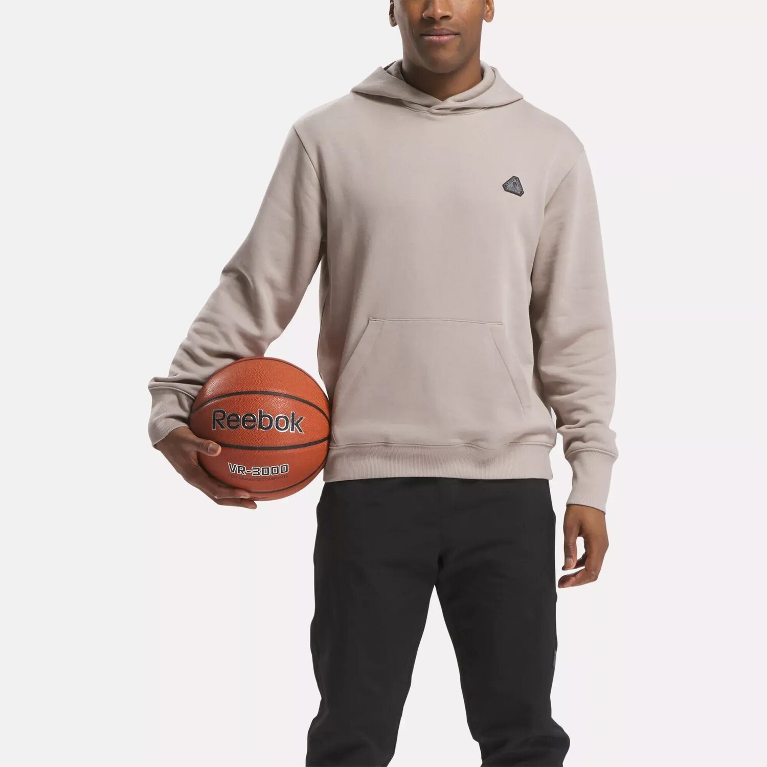 

Толстовка ATR Hoopwear Reebok, пыльно-серый
