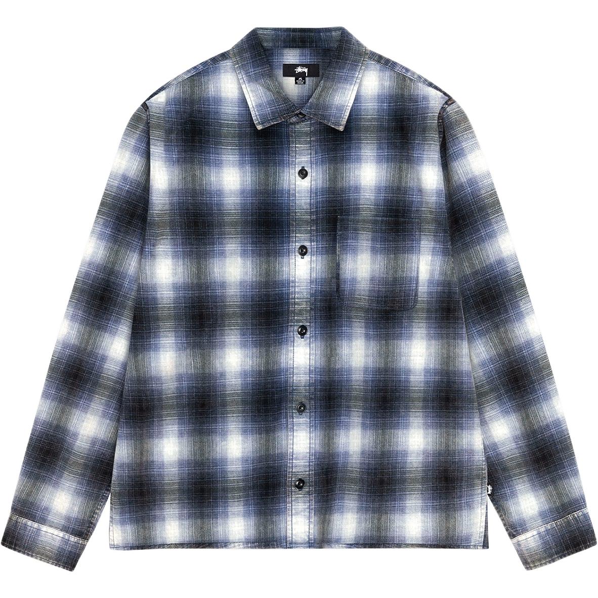 Рубашка фланелевая в клетку rocco Stussy, синий
