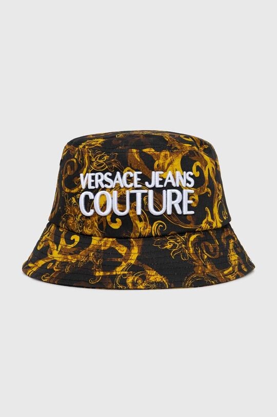 

Хлопковая шапка Versace Jeans Couture, черный