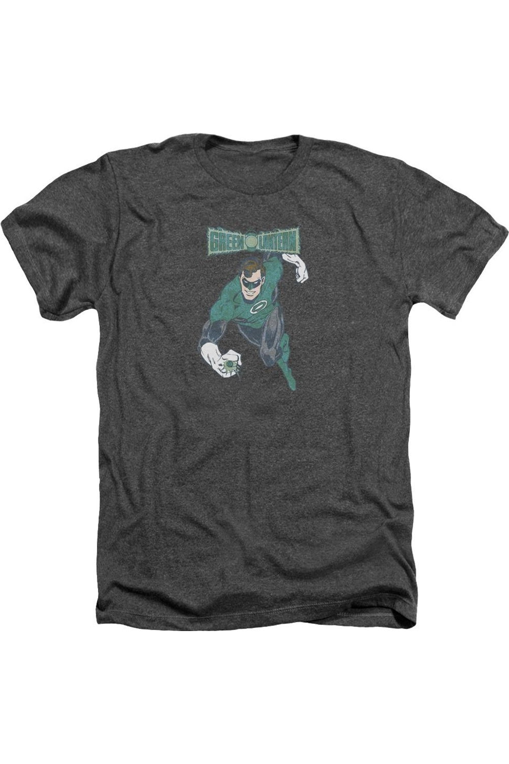 

DC Comics Dessaturated Green Lantern Adult Heather Tee / Футболка Gildan