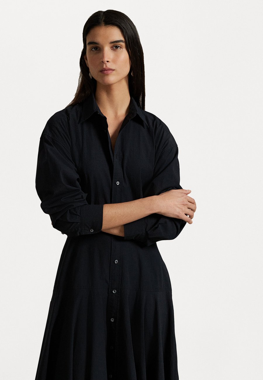 

Платье Polo Ralph Lauren PANELLED COTTON CANVAS SHIRTDRESS, Black